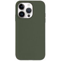 Mat ekološko razgradljiv ovitek za iPhone 14 Pro - olivno