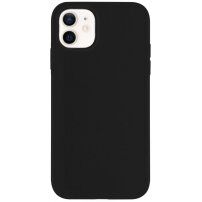 Mat ekološko razgradljiv ovitek za iPhone 12 / 12 Pro - črna