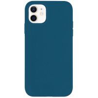 Mat ekološko razgradljiv ovitek za iPhone 12 / 12 Pro - modro