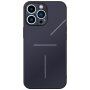 R-Just aluminijast zaščitni etui z zaščito leč fotoaparata za iPhone 13 Pro Max - modro