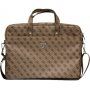 Guess 4G Triangle Logo torba za MacBook do 16" - rjava