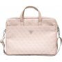 Guess 4G Triangle Logo torba za MacBook do 16" - roza