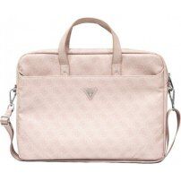 Guess 4G Triangle Logo torba za MacBook do 16" - roza