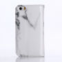 Flip primeru za iPhone 5 / 5S / SE (2016) - beli marmor