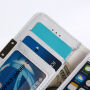 Flip primeru za iPhone 5 / 5S / SE (2016) - beli marmor