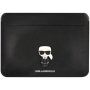 Karl Lagerfeld Saffiano Ikonik ovitek za MacBook do 16" - črna