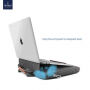Večnamenska torbica s stojalom za MacBook do 16" - siva
