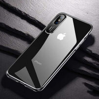 TOTUDESIGN prozorni pokrov z zaščito fotoaparata za iPhone XS Max