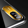 TOTUDESIGN prozorni pokrov z zaščito fotoaparata za iPhone XS Max