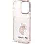 Karl Lagerfeld IML Choupette NFT prozoren ovitek za iPhone 14 Pro Max - roza