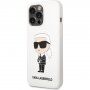 Karl Lagerfeld Ikonik NFT silikonski ovitek za iPhone 13 Pro Max - bela