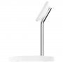 BELKIN BOOST CHARGE PRO 2v1 polnilno stojalo 15W z MagSafe za iPhone / Airpods - bela