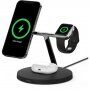 BELKIN BOOST CHARGE PRO 3v1 polnilna postaja 15W z MagSafe - črna
