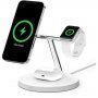 BELKIN BOOST CHARGE PRO 3v1 polnilna postaja 15W z MagSafe - bela