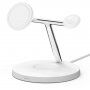 BELKIN BOOST CHARGE PRO 3v1 polnilna postaja 15W z MagSafe - bela