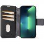 Decoded Detachable Wallet 2v1 odstranljiv flip etui za iPhone 14 - črna