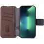 Decoded Detachable Wallet 2v1 odstranljiv flip etui za iPhone 14 - rjava