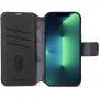 Decoded Detachable Wallet 2v1 odstranljiv flip etui za iPhone 14 Pro - črna