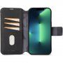 Decoded Detachable Wallet 2v1 odstranljiv flip etui za iPhone 14 Pro - črna
