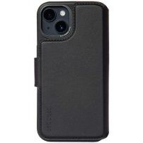 Decoded Detachable Wallet 2v1 odstranljiv flip etui za iPhone 14 Plus - črna