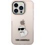 Karl Lagerfeld IML Choupette NFT prozoren ovitek za iPhone 14 Pro Max - roza