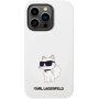 Karl Lagerfeld Choupette NFT silikonski ovitek za iPhone 14 Pro Max - bela