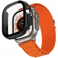 PanzerGlass™ Full Protection etui s kaljenim steklom za Apple Watch Ultra 49mm - črna
