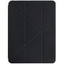 UNIQ Transforma Rigor etui s origami stojalom in prostorom za Apple Pencil za iPad 10,2" (2019-2021) - črna