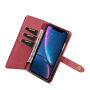 2in1 snemljiva torbica za iPhone za iPhone XR - rdeče