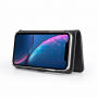 2in1 snemljiva torbica za iPhone za iPhone XR - črna
