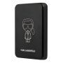 Karl Lagerfeld MagSafe brezžični powerbank z vhodom USB-C - 3 000 mAh - črna