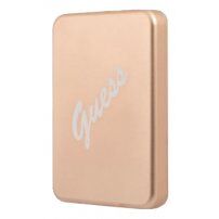 Guess Vintage MagSafe brezžični powerbank z vhodom USB-C - 3 000 mAh - zlato