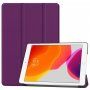 Etui iz PU usnja s funkcija spanja za iPad 10,2" (2019-2021) - vijolična