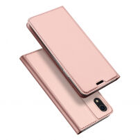 DUX DUCIS flip ovitek za iPhone XR - roza-zlato