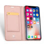 DUX DUCIS flip ovitek za iPhone XR - roza-zlato