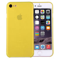 Super lahka tanka prevleka vklopljena Apple iPhone 8/7 - rumena