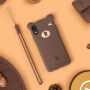 BASEUS ovitek 3D medved za iPhone XR - rjava