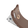 BASEUS ovitek 3D medved za iPhone XR - rjava
