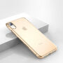 Zaščita BASEUS Simplicity za iPhone XR - zlato