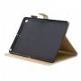 Flip etui cvetlica in beli kristali za iPad 10,2" (2019-2021) / Air 3 (2019) / Pro 10,5" - zlato