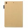 Flip etui cvetlica in beli kristali za iPad 10,2" (2019-2021) / Air 3 (2019) / Pro 10,5" - zlato