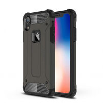 Super trpežna prevleka "Armor" za iPhone XR - temna kava