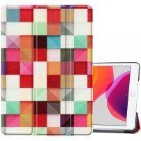 Etui s funkcijo spanja za iPad 10,2" (2019-2021) - barvni kvadratki