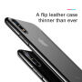Torba BASEUS za flip za iPhone XR - črna