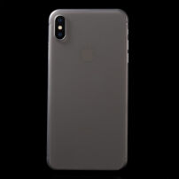 Ultra tanka plastična prevleka za iPhone XS Max - svetlo siva