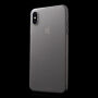 Ultra tanka plastična prevleka za iPhone XS Max - svetlo siva
