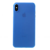 Ultra tanka plastična prevleka za iPhone XS Max - modro
