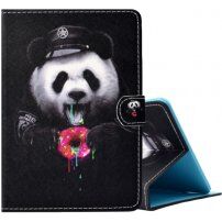 Etui s prostorom za kartice za iPad 9,7" (2017/2018) / Air 1 / 2 / Pro 9,7" - lačna panda