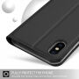 Flip kovček s stojalom za iPhone XS Max - črna