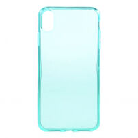 Mehka plastična prevleka za iPhone XS Max - turkizna